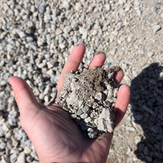 "Recycled Concrete, crushed aggregate for landscaping and driveways, 1 ton"