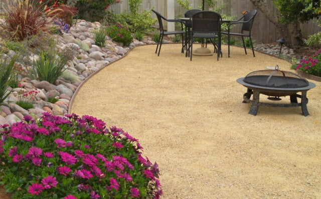 "Tan Breeze used for a compacted landscape  patio"