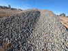 "1 ½” Black Granite, dark decorative rock for modern landscapes, 1 ton"
