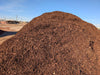 "Redwood Mulch, finely shredded redwood material, 1 yard"
