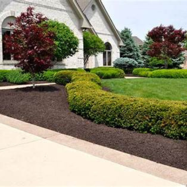 Dyed Coffee Brown Mulch - 1 Yard