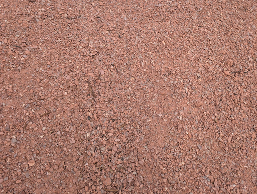 "Red Breeze, finely crushed red stone for pathways and patios, 1 ton"
