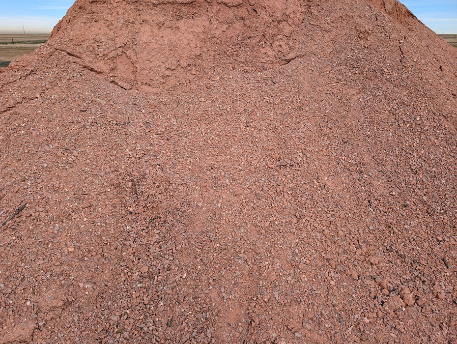 "Red Breeze, finely crushed red stone for pathways and patios, 1 ton"
