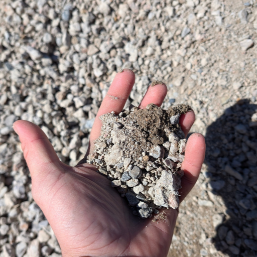 "Recycled Concrete, crushed aggregate for landscaping and driveways, 1 ton"
