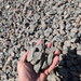 "1 ½” Mtn Granite, angular stone in gray and brown tones, 1 ton"
