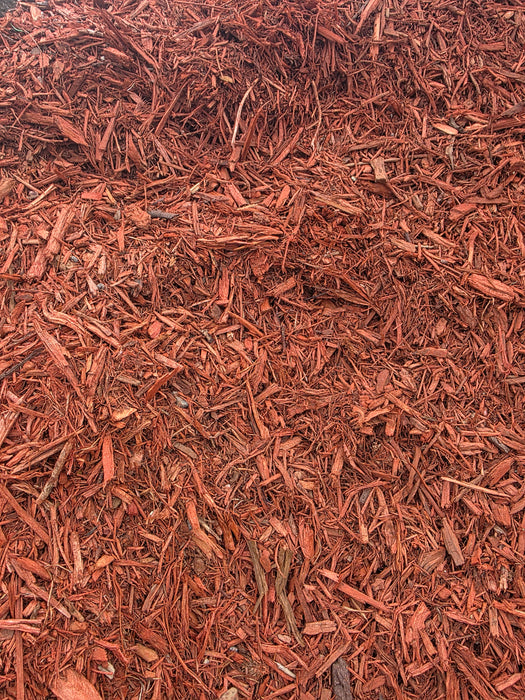 Dyed Red Mulch – Per 1 Yard