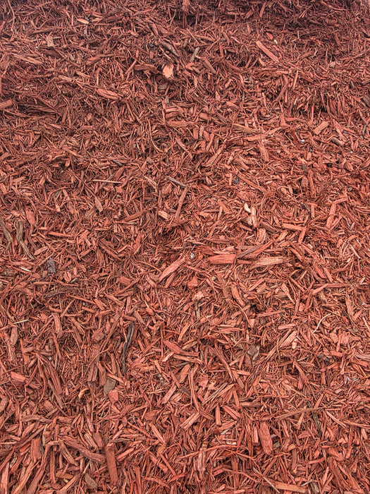 Dyed Red Mulch – Per 1 Yard